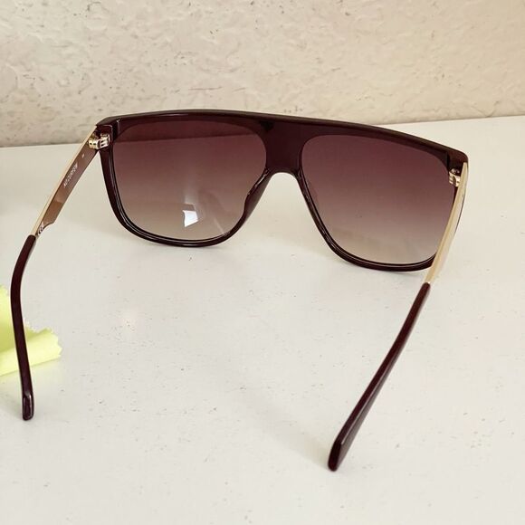 Quay Australia No Curfew Oversized Sunglasses in Espresso with Case. New - Picture 11 of 11